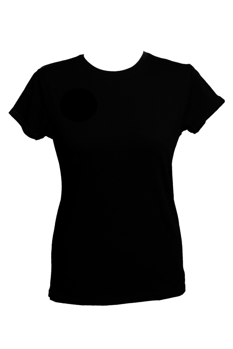 Cotton T-shirt Basic Black