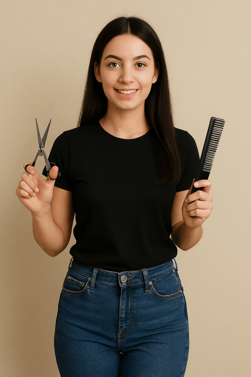 T-shirt Czarny  Bawełna