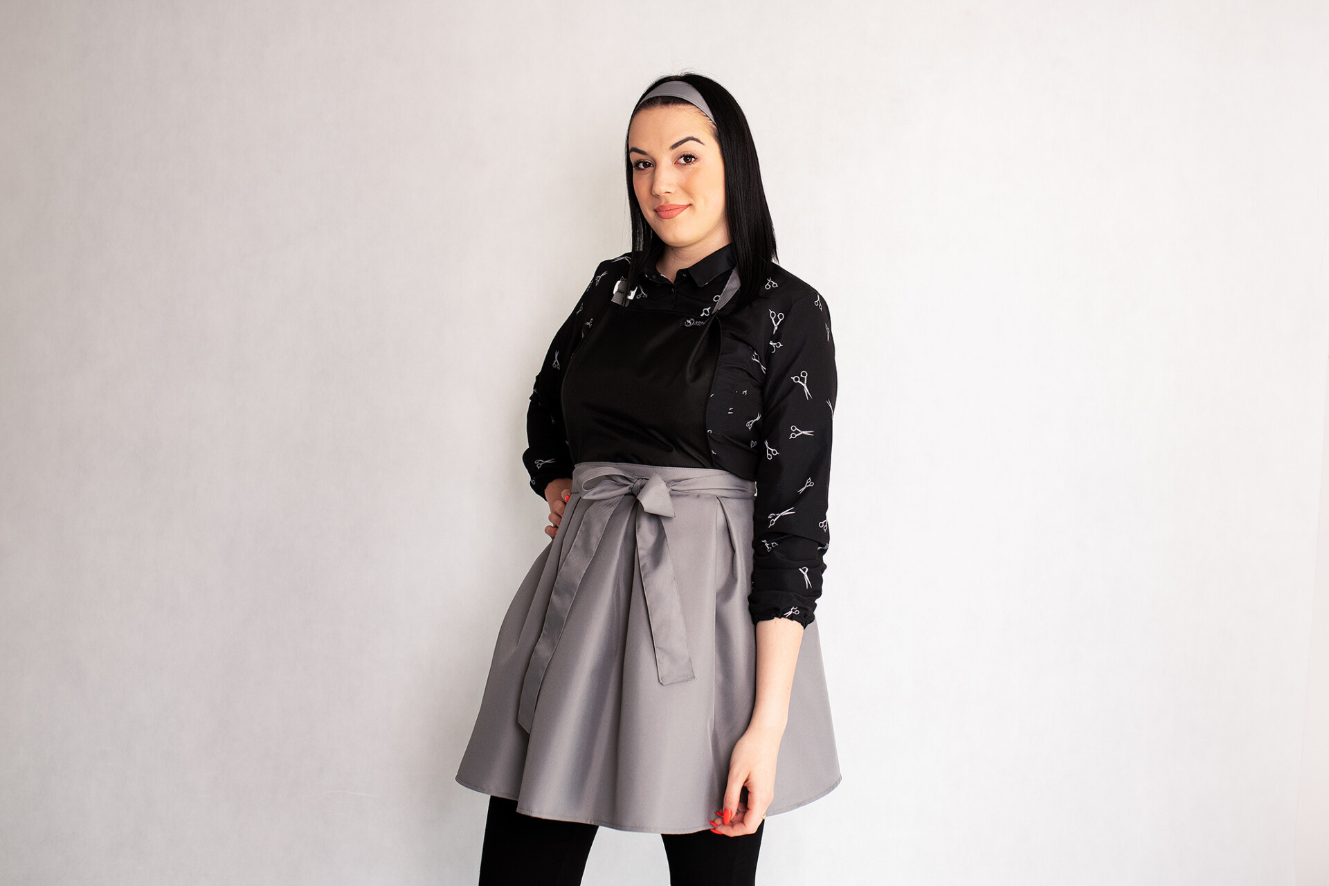 Princess Apron Basic Grey - Image 2