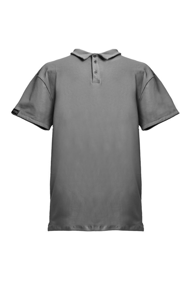 Koszulka Polo Męska Basic Szara