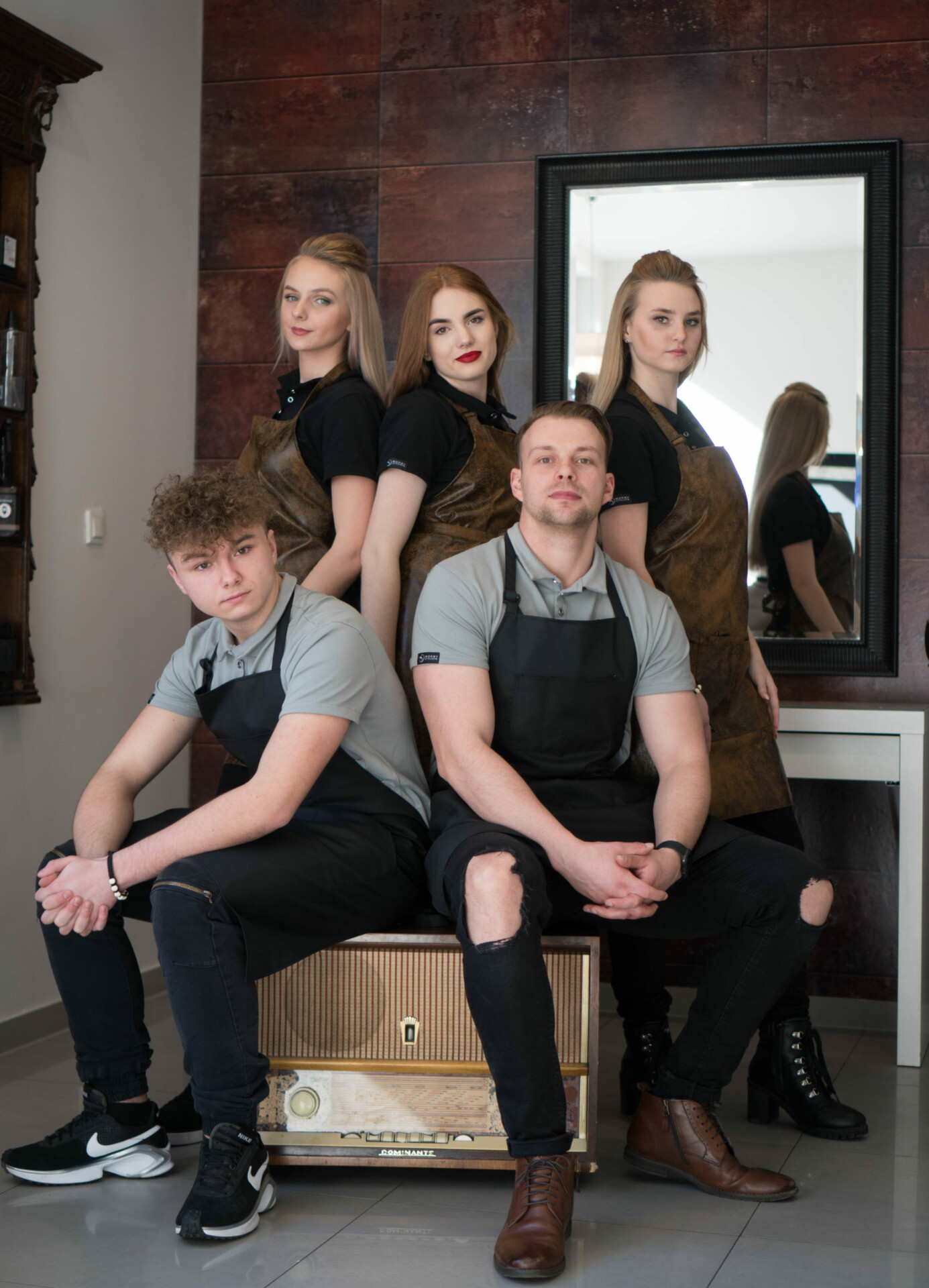 Koszulka Polo Męska Basic Szara - obrazek 3