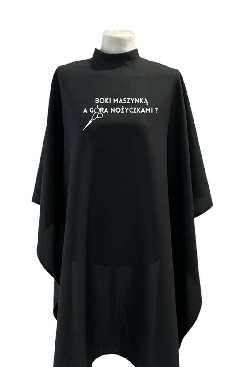 Peleryna Fryzjerska Basic z nadrukiem #3