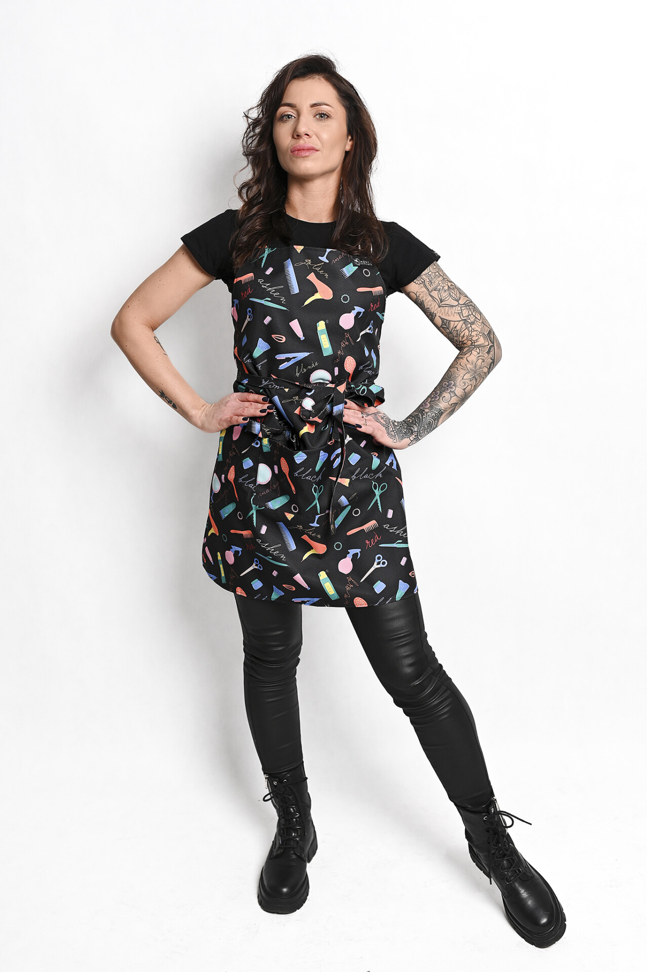 Fartuszek Klasyczny Fryzjerski Full Color