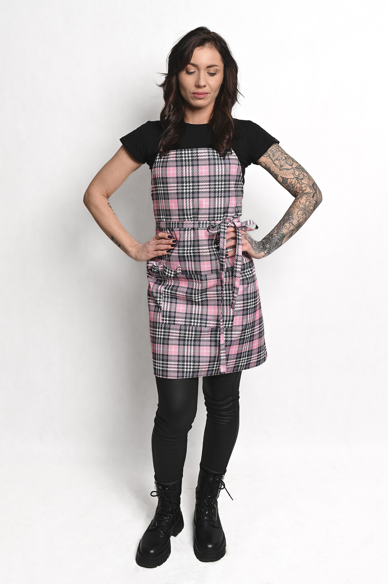 Fartuszek Klasyczny Krata - obrazek 3