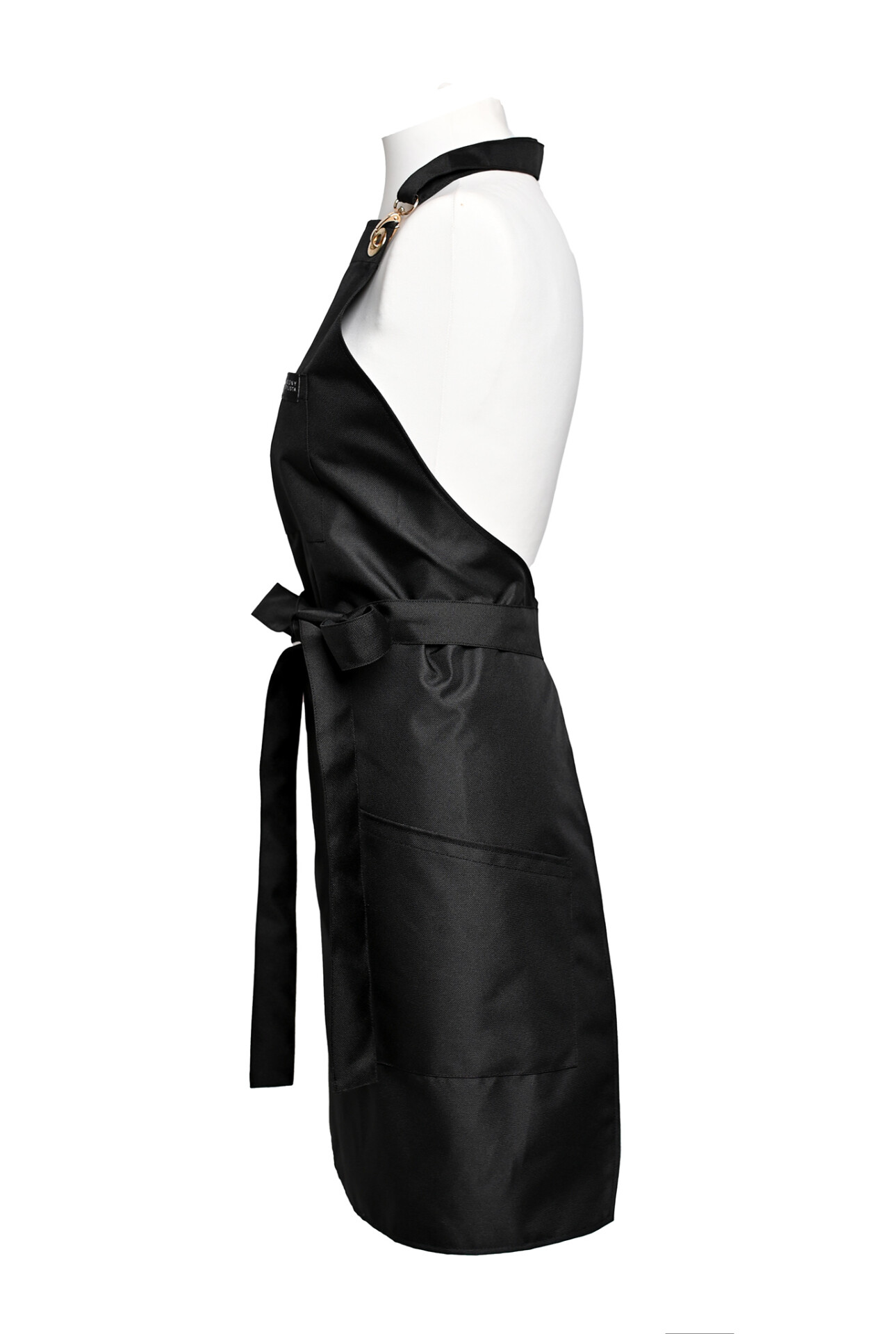 Fartuszek Klasyczny z przelotkami 010 Czarny - obrazek 3