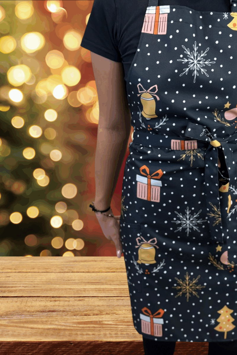 Fartuszek Klasyczny Świąteczny Gwiazdka