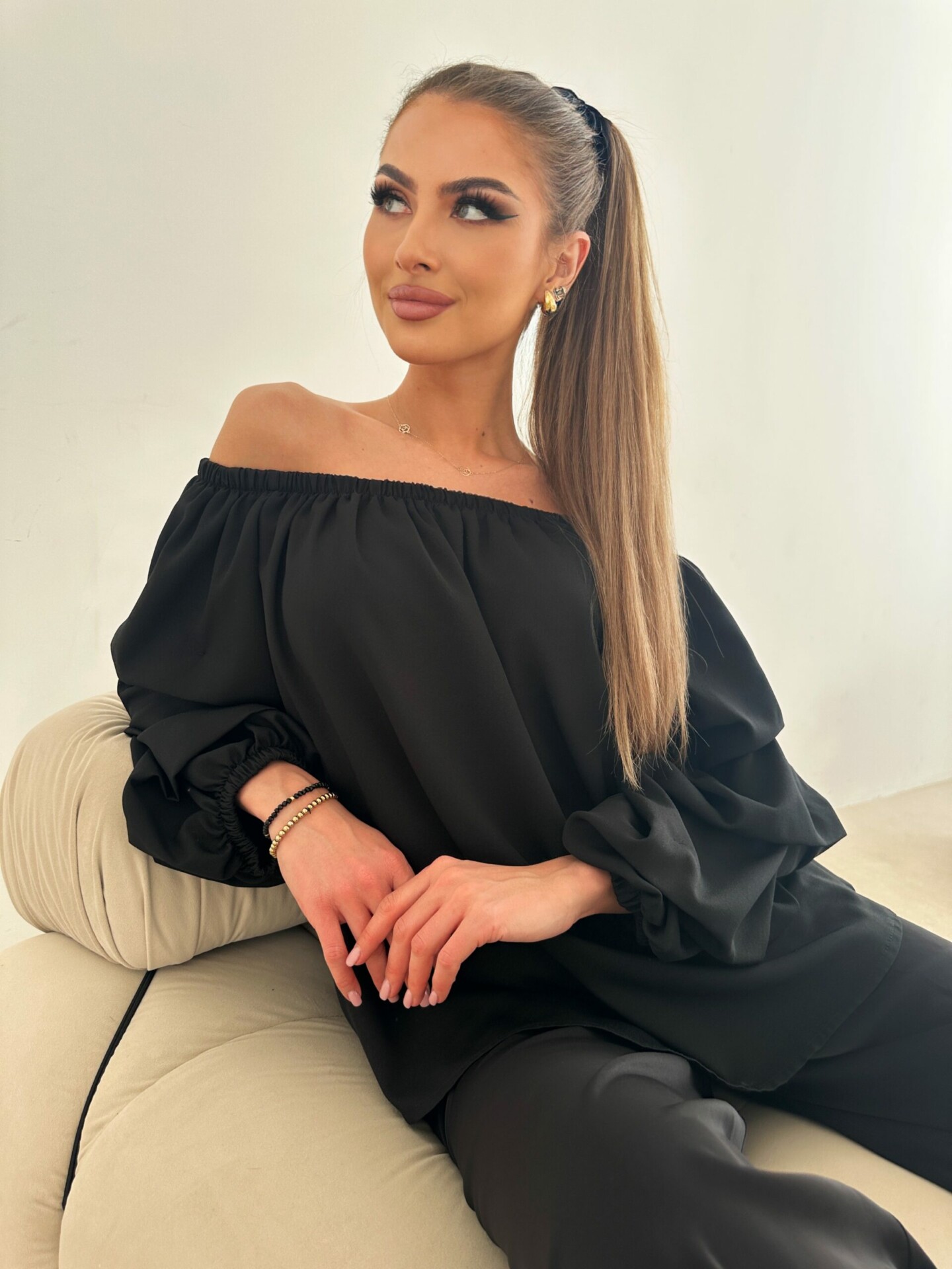 Koszula Fryzjerska Hiszpanka 100125 Czarna - obrazek 10