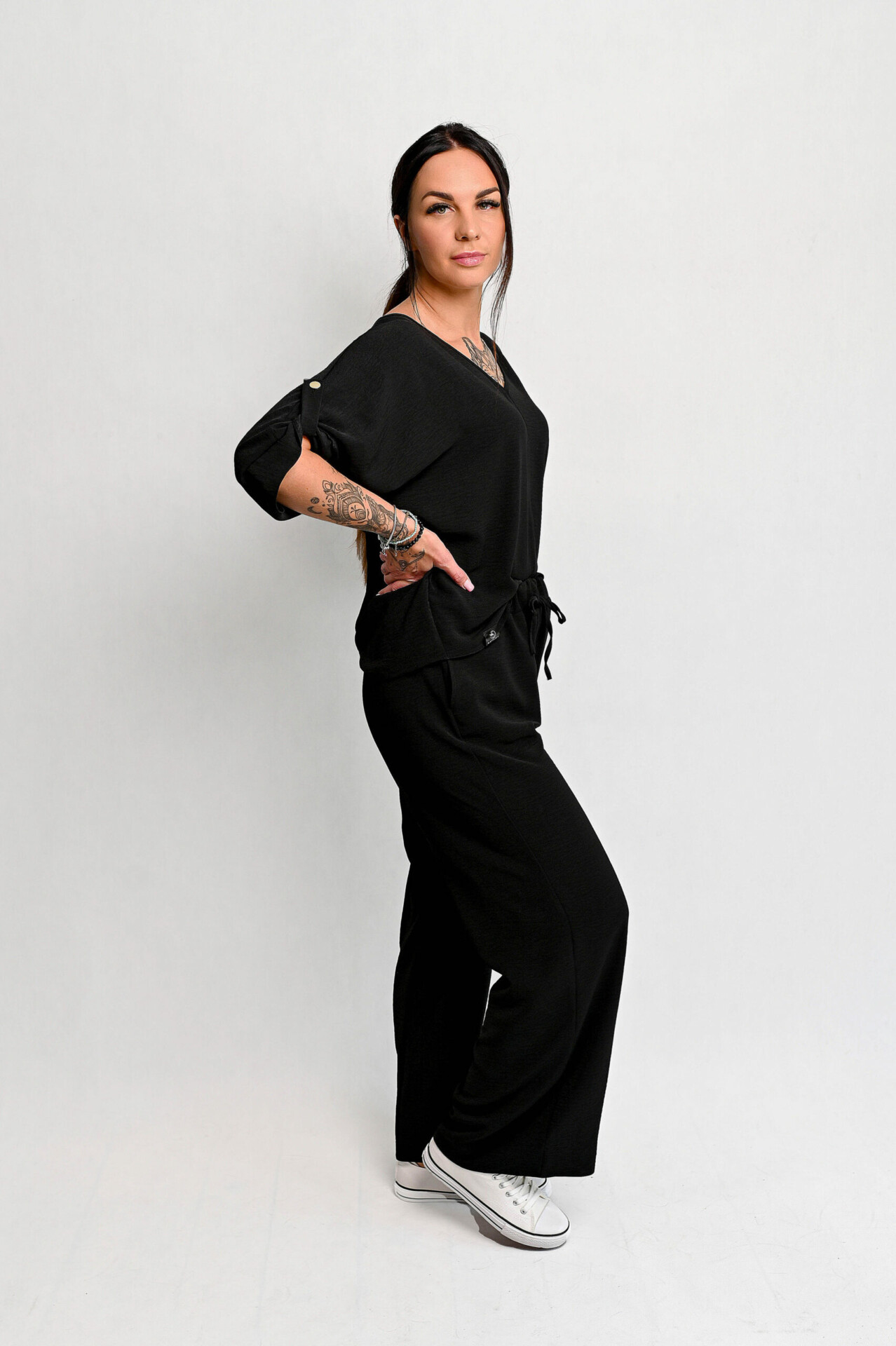 Kombinezon Fryzjerski 1405 Czarny - obrazek 8