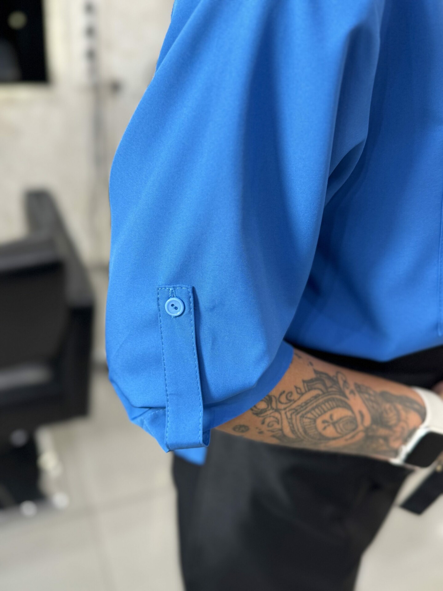 Koszula Fryzjerska Blue - obrazek 2